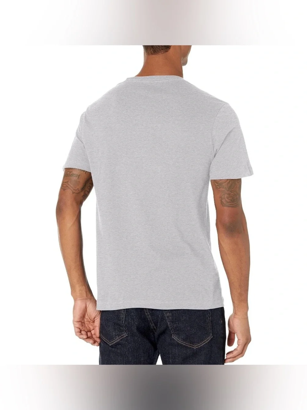 True Religion Gray Short-Sleeve 'Alumni' Graphic Tee Medium NWOT  (#108)